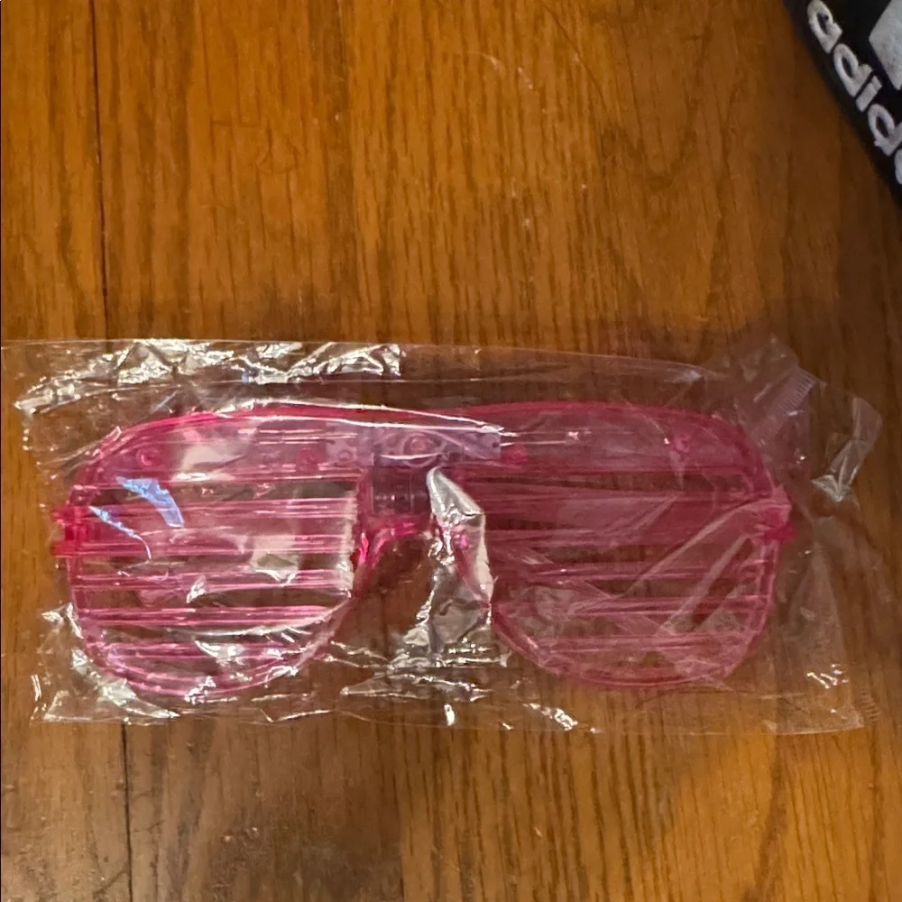 PINK !  Shutter Shades Sunglasses Kanye west mic Oarty Halloween theme event